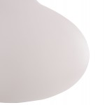 ΕΠΙΤΡΑΠΕΖΙΟ ΔΙΑΚΟΣΜΗΤΙΚΟ ΒΑΖΟ DENI HM4663.02M FIBER CEMENT ΣΕ ΛΕΥΚΟ--Φ30x29.5Υεκ