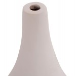ΕΠΙΤΡΑΠΕΖΙΟ ΔΙΑΚΟΣΜΗΤΙΚΟ ΒΑΖΟ DENI HM4663.02S ΤΕΡΑΚΟΤΑ ΣΕ ΛΕΥΚΟ--Φ15x27Υεκ.