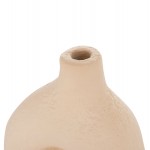 ΕΠΙΤΡΑΠΕΖΙΟ ΔΙΑΚΟΣΜΗΤΙΚΟ ΒΑΖΟ DECANT HM4667.02Μ ΤΕΡΑΚΟΤΑ ΣΕ ΚΡΕΜ--17x6.5x20Υεκ.