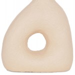 ΕΠΙΤΡΑΠΕΖΙΟ ΔΙΑΚΟΣΜΗΤΙΚΟ ΒΑΖΟ DECANT HM4667.02Μ ΤΕΡΑΚΟΤΑ ΣΕ ΚΡΕΜ--17x6.5x20Υεκ.