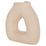 ΕΠΙΤΡΑΠΕΖΙΟ ΔΙΑΚΟΣΜΗΤΙΚΟ ΒΑΖΟ DECANT HM4667.02S ΤΕΡΑΚΟΤΑ ΣΕ ΚΡΕΜ--17.5x6.5x17Υεκ.