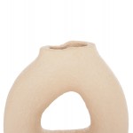 ΕΠΙΤΡΑΠΕΖΙΟ ΔΙΑΚΟΣΜΗΤΙΚΟ ΒΑΖΟ DECANT HM4667.02S ΤΕΡΑΚΟΤΑ ΣΕ ΚΡΕΜ--17.5x6.5x17Υεκ.