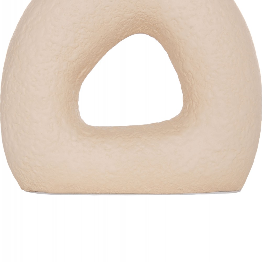 ΕΠΙΤΡΑΠΕΖΙΟ ΔΙΑΚΟΣΜΗΤΙΚΟ ΒΑΖΟ DECANT HM4667.02S ΤΕΡΑΚΟΤΑ ΣΕ ΚΡΕΜ--17.5x6.5x17Υεκ.