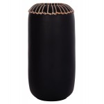 ΕΠΙΤΡΑΠΕΖΙΟ ΔΙΑΚΟΣΜΗΤΙΚΟ ΒΑΖΟ LENNOX HM4675.01S TΕΡΑΚΟΤΑ ΣΕ ΜΑΥΡΟ--Φ18x33Υεκ.
