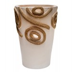 ΕΠΙΤΡΑΠΕΖΙΟ ΔΙΑΚΟΣΜΗΤΙΚΟ ΒΑΖΟ DEAN HM4677.02S ΤΕΡΑΚΟΤΑ ΣΕ ΚΡΕΜ--Φ19x25Υεκ.