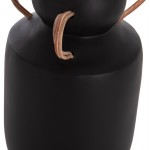 ΔΙΑΚΟΣΜΗΤΙΚΟ ΒΑΖΟ MIBO HM4688.01M ΤΕΡΑΚΟΤΑ ΜΑΥΡH--ΧΕΡΟΥΛΙΑ ΦΥΣΙΚΟ RATTAN Φ16,5x26Υεκ