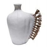 ΕΠΙΤΡΑΠΕΖΙΟ ΔΙΑΚΟΣΜΗΤΙΚΟ JEBB HM4689.02 ΛΕΥΚΗ ΤΕΡΑΚΟΤΑ & GRASS--32x15x33Υεκ.