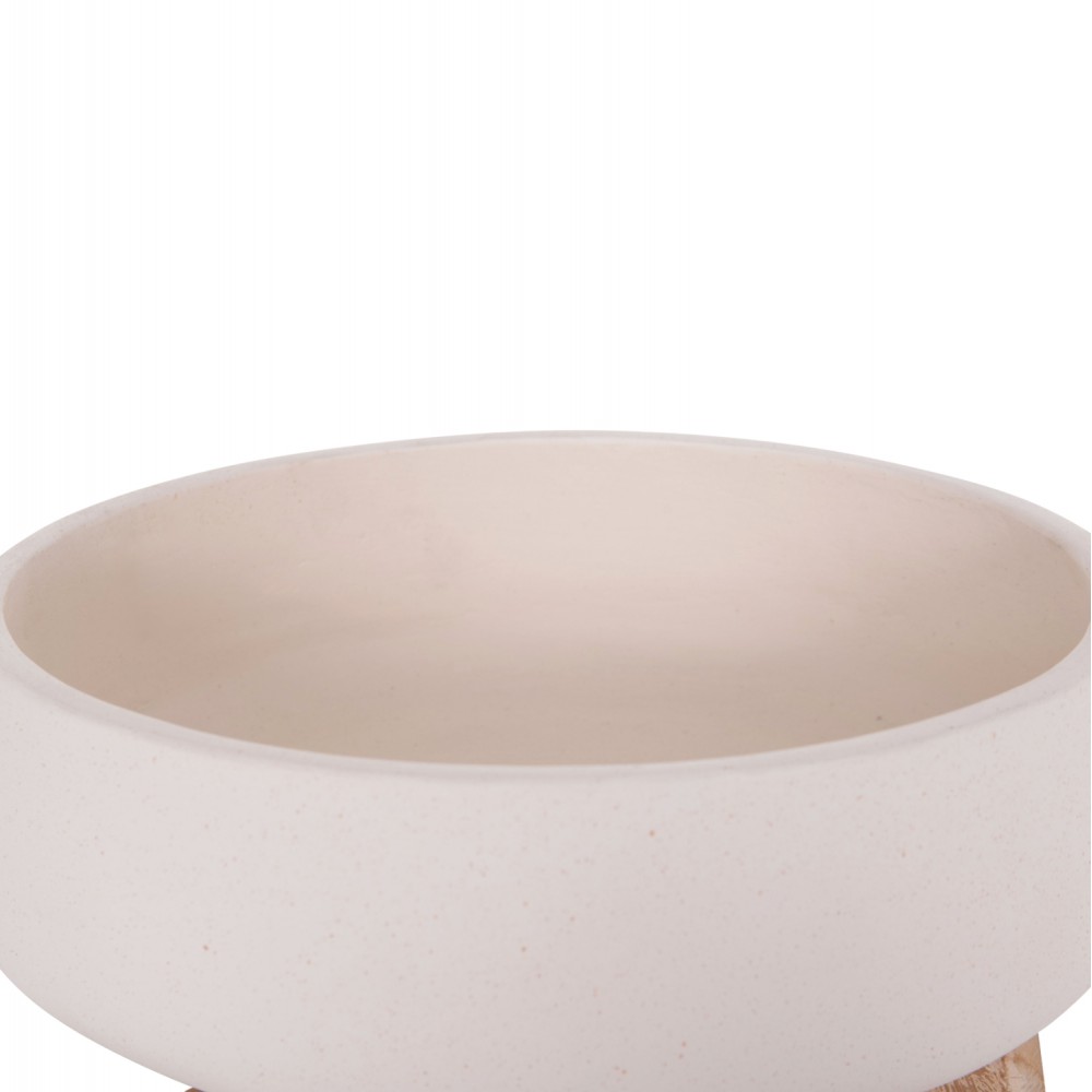 ΓΛΑΣΤΡΑ ΕΣ.ΧΩΡΟΥ FRELLO HM4674.02M ΛΕΥΚΟ FIBER CEMENT--TEAK ΒΑΣΗ 27x26,5x12Υεκ.