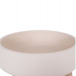 ΓΛΑΣΤΡΑ ΕΣ.ΧΩΡΟΥ FRELLO HM4674.02M ΛΕΥΚΟ FIBER CEMENT--TEAK ΒΑΣΗ 27x26,5x12Υεκ.