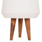 ΓΛΑΣΤΡΑ ΕΣΩΤ.ΧΩΡΟΥ QUAN HM4680.02M FIBER CEMENT ΛΕΥΚΟ--ΒΑΣΗ TEAK Φ35x50Υεκ