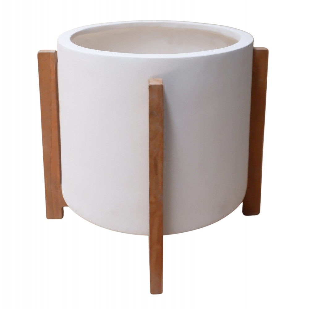 ΓΛΑΣΤΡΑ ΕΣΩΤ.ΧΩΡΟΥ HOFF HM4682.02M FIBER CEMENT ΛΕΥΚΟ-TEAK ΒΑΣΗ Φ40x39Υεκ