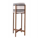 ΓΛΑΣΤΡΑ-ΚΑΣΠΟ ΕΣΩΤ.ΧΩΡΟΥ RENTIL HM4683M FIBER CEMENT ΛΕΥΚΟ/ΜΑΥΡΟ--ΒΑΣΗ TEAK Φ27x66Υεκ