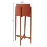 ΓΛΑΣΤΡΑ ΕΣΩΤ.ΧΩΡΟΥ RENTIL HM4684.08L FIBER CEMENT ΧΡΩΜΑ ΤΕΡΑΚΟΤΑ--ΒΑΣΗ TEAK Φ27x66Υ