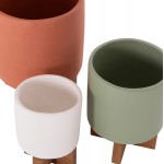 ΣΕΤ 3 ΓΛΑΣΤΡΕΣ ΜΕ TEAK ΒΑΣΕΙΣ TANTI HM4685 FIBER CEMENT ΣΕ 3 ΧΡΩΜΑΤΑ