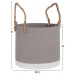 ΓΛΑΣΤΡΑ ΕΣ. ΧΩΡΟΥ ΣΕΙΡΑ TRYLL HM4690S FIBER CEMENT ΓΚΡΙ & ΣΧΟΙΝΙ Φ23x20Υεκ.