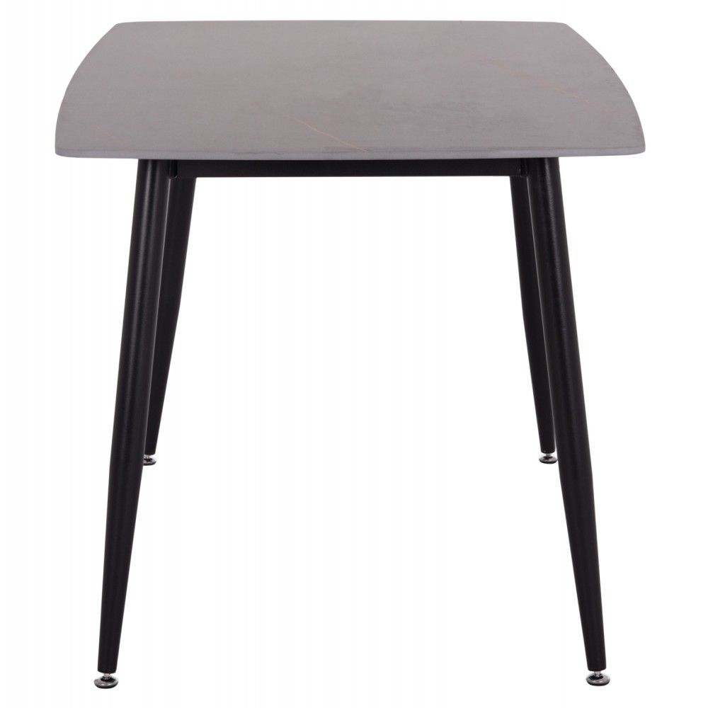 ΤΡΑΠΕΖΙ RAVEN HM18149.02 ΚΕΡΑΜΙΚΟ TOP ΜΕ ΟΨΗ ΜΑΥΡΟ ΜΑΡΜΑΡΟ 140x80x74Υεκ.