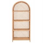 ΒΙΒΛΙΟΘΗΚΗ HM9552 ΑΠΟ ΦΥΣΙΚΟ RATTAN ΣΕ ΦΥΣΙΚΟ ΧΡΩΜΑ 80x40x182Υεκ.