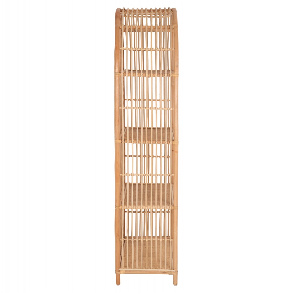 ΒΙΒΛΙΟΘΗΚΗ HM9552 ΑΠΟ ΦΥΣΙΚΟ RATTAN ΣΕ ΦΥΣΙΚΟ ΧΡΩΜΑ 80x40x182Υεκ.