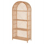 ΒΙΒΛΙΟΘΗΚΗ HM9552 ΑΠΟ ΦΥΣΙΚΟ RATTAN ΣΕ ΦΥΣΙΚΟ ΧΡΩΜΑ 80x40x182Υεκ.