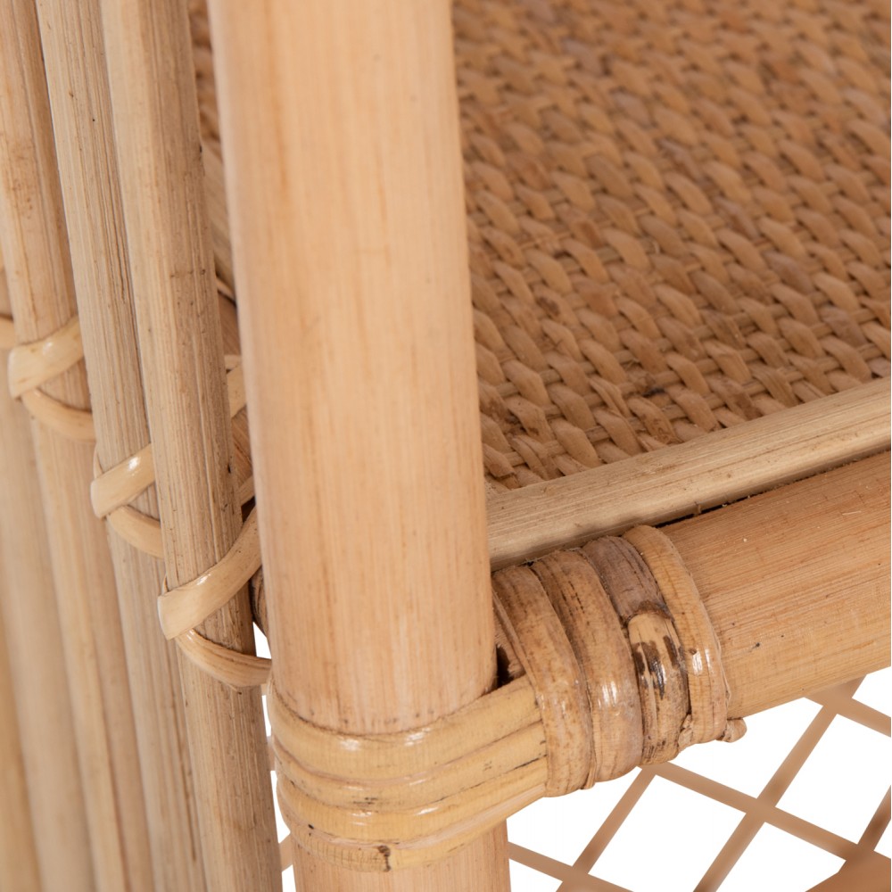 ΒΙΒΛΙΟΘΗΚΗ HM9552 ΑΠΟ ΦΥΣΙΚΟ RATTAN ΣΕ ΦΥΣΙΚΟ ΧΡΩΜΑ 80x40x182Υεκ.