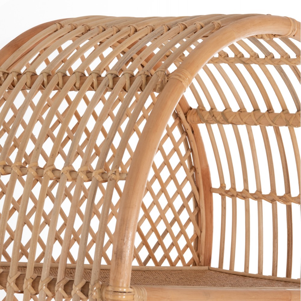 ΒΙΒΛΙΟΘΗΚΗ HM9552 ΑΠΟ ΦΥΣΙΚΟ RATTAN ΣΕ ΦΥΣΙΚΟ ΧΡΩΜΑ 80x40x182Υεκ.