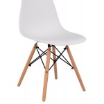 ΚΑΡΕΚΛΑ ΤΡΑΠΕΖΑΡΙΑΣ 2ΤΜΧ TWIST HM8460.21 ΛΕΥΚΟ PP--ΞΥΛΟ ΟΞΙΑΣ 46x50x82Υεκ.