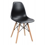 ΚΑΡΕΚΛΑ ΤΡΑΠΕΖΑΡΙΑΣ 2ΤΜΧ TWIST HM8460.22 ΜΑΥΡΟ PP--ΞΥΛΟ ΟΞΙΑΣ 46x50x82Υεκ.