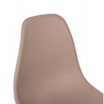 ΚΑΡΕΚΛΑ ΤΡΑΠΕΖΑΡΙΑΣ 2ΤΜΧ TWIST HM8460.55 ΚΑΠΟΥΤΣΙΝΟ PP--ΞΥΛΟ ΟΞΙΑΣ 46x50x82Υεκ.