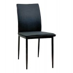 ΚΑΡΕΚΛΑ ΤΡΑΠΕΖΑΡΙΑΣ PERKY HM18347.02 ΜΑΥΡΟ ΥΦΑΣΜΑ & ΜΕΤΑΛΛΙΚΑ ΠΟΔΙΑ 42x58x89,5Υεκ