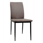 ΚΑΡΕΚΛΑ ΤΡΑΠΕΖΑΡΙΑΣ PERKY HM18347.03 ΚΑΦΕ ΥΦΑΣΜΑ-ΜΕΤΑΛ. ΠΟΔΙΑ ΜΑΥΡΑ 42x58x89,5Υεκ