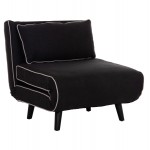 ΠΟΛΥΘΡΟΝΑ ΚΡΕΒΑΤΙ BRAXTON HM8425.03 ΜΑΥΡΟ ΥΦΑΣΜΑ 78x88x78Υεκ.
