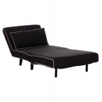 ΠΟΛΥΘΡΟΝΑ ΚΡΕΒΑΤΙ BRAXTON HM8425.03 ΜΑΥΡΟ ΥΦΑΣΜΑ 78x88x78Υεκ.