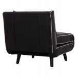 ΠΟΛΥΘΡΟΝΑ ΚΡΕΒΑΤΙ BRAXTON HM8425.03 ΜΑΥΡΟ ΥΦΑΣΜΑ 78x88x78Υεκ.