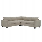 ΓΩΝΙΑΚΟΣ ΚΑΝΑΠΕΣ CALDER HM3286.03 ΜΠΕΖ ΥΦΑΣΜΑ 254x254x90(κάθισμα)x91Υεκ.