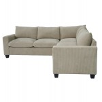 ΓΩΝΙΑΚΟΣ ΚΑΝΑΠΕΣ CALDER HM3286.03 ΜΠΕΖ ΥΦΑΣΜΑ 254x254x90(κάθισμα)x91Υεκ.