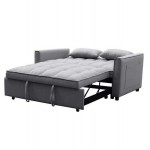 ΚΑΝΑΠΕΣ ΚΡΕΒΑΤΙ 2-ΘΕΣΙΟΣ BORG HM3289.01 ΓΚΡΙ ΥΦΑΣΜΑ 140x100x80Υεκ