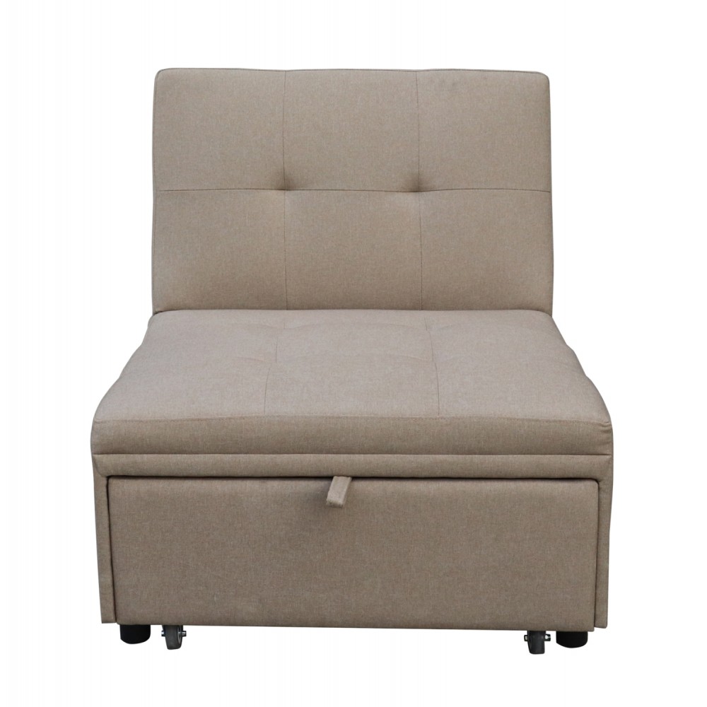 ΠΟΛΥΘΡΟΝΑ-ΚΡΕΒΑΤΙ LIBRE HM3295.03 ΜΠΕΖ ΥΦΑΣΜΑ 75x106x87Υεκ.