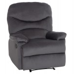 ΠΟΛΥΘΡΟΝΑ RELAX BRAYLEN HM3298.01 ΓΚΡΙ ΒΕΛΟΥΔΟ 85x90x95Υεκ.