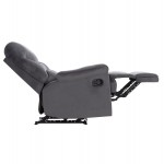 ΠΟΛΥΘΡΟΝΑ RELAX BRAYLEN HM3298.01 ΓΚΡΙ ΒΕΛΟΥΔΟ 85x90x95Υεκ.