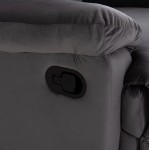 ΠΟΛΥΘΡΟΝΑ RELAX BRAYLEN HM3298.01 ΓΚΡΙ ΒΕΛΟΥΔΟ 85x90x95Υεκ.