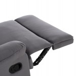 ΠΟΛΥΘΡΟΝΑ RELAX BRAYLEN HM3298.01 ΓΚΡΙ ΒΕΛΟΥΔΟ 85x90x95Υεκ.