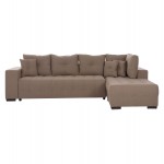 ΓΩΝΙΑΚΟΣ ΚΑΝΑΠΕΣ-ΚΡΕΒΑΤΙ ΜΕ ΑΠΟΘ.ΧΩΡΟ TRENDSTON HM3302.03R ΜΠΕΖ ΥΦΑΣΜΑ 298x177x95Υεκ