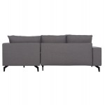 ΓΩΝΙΑΚΟΣ ΚΑΝΑΠΕΣ-ΚΡΕΒΑΤΙ ΜΕ ΑΠΟΘ.ΧΩΡΟ SAFFIRA HM3303.01R ΓΚΡΙ ΥΦΑΣΜΑ 270x195x100Υεκ.