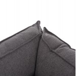 ΓΩΝΙΑΚΟΣ ΚΑΝΑΠΕΣ-ΚΡΕΒΑΤΙ ΜΕ ΑΠΟΘ.ΧΩΡΟ SAFFIRA HM3303.01R ΓΚΡΙ ΥΦΑΣΜΑ 270x195x100Υεκ.