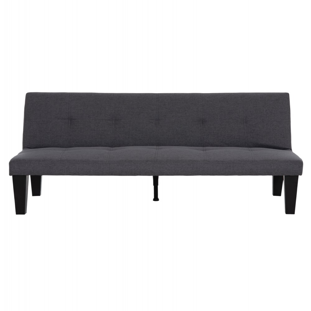 ΚΑΝΑΠΕΣ ΚΡΕΒΑΤΙ 3-ΘΕΣΙΟΣ KORO HM3304.01 ΓΚΡΙ PU ΔΕΡΜΑ 165x75x64Υεκ