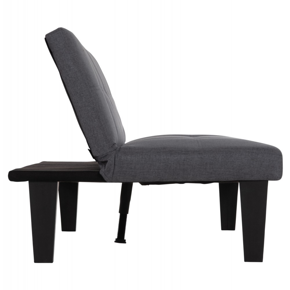 ΚΑΝΑΠΕΣ ΚΡΕΒΑΤΙ 3-ΘΕΣΙΟΣ KORO HM3304.01 ΓΚΡΙ PU ΔΕΡΜΑ 165x75x64Υεκ