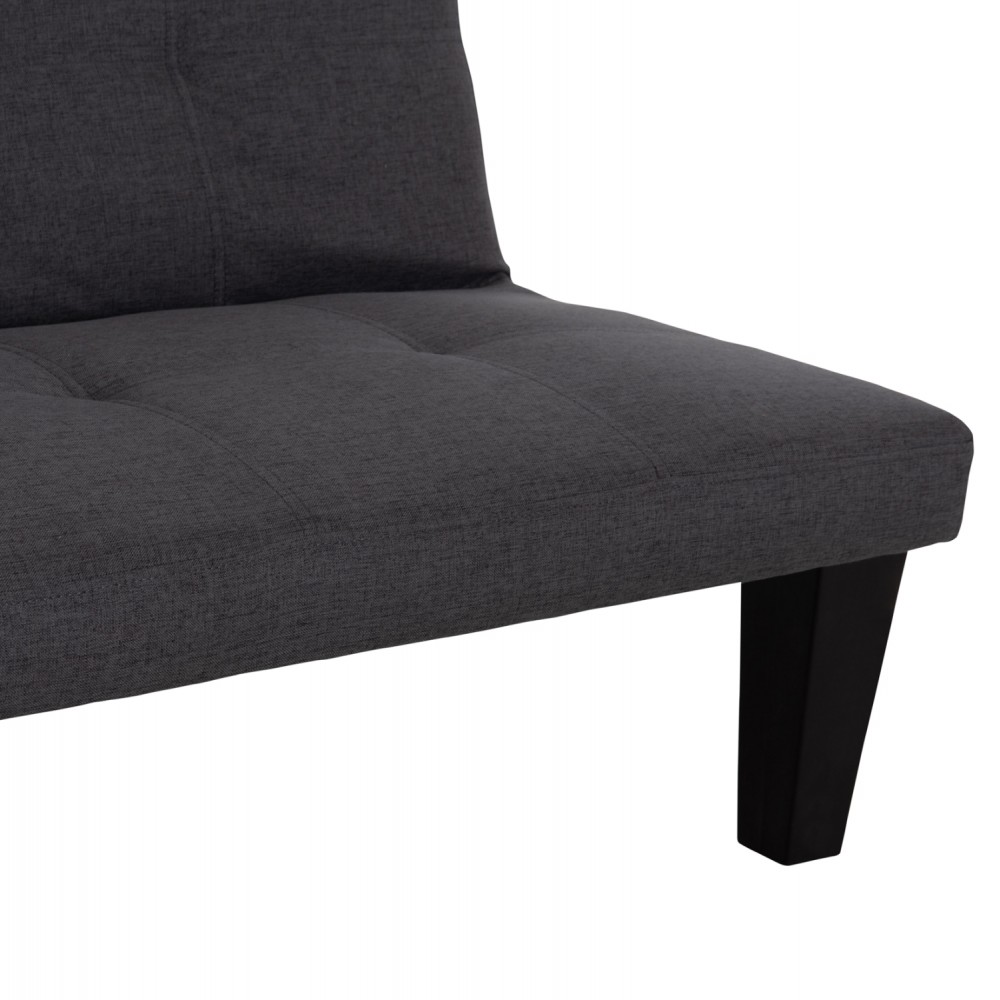 ΚΑΝΑΠΕΣ ΚΡΕΒΑΤΙ 3-ΘΕΣΙΟΣ KORO HM3304.01 ΓΚΡΙ PU ΔΕΡΜΑ 165x75x64Υεκ