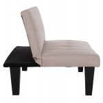 ΚΑΝΑΠΕΣ ΚΡΕΒΑΤΙ 3-ΘΕΣΙΟΣ KORO HM3304.04 ΜΠΕΖ PU ΔΕΡΜΑ 165x75x64Υεκ