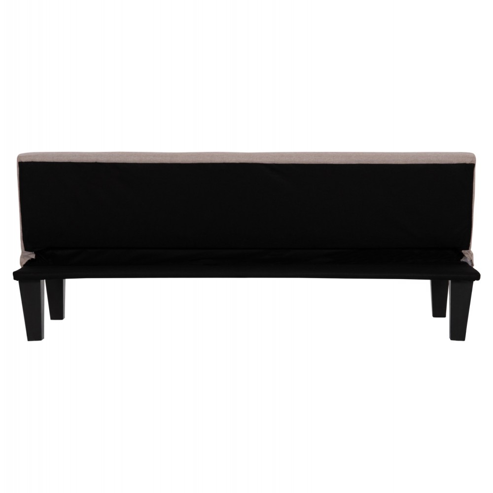 ΚΑΝΑΠΕΣ ΚΡΕΒΑΤΙ 3-ΘΕΣΙΟΣ KORO HM3304.04 ΜΠΕΖ PU ΔΕΡΜΑ 165x75x64Υεκ