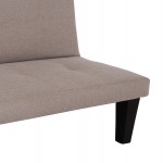 ΚΑΝΑΠΕΣ ΚΡΕΒΑΤΙ 3-ΘΕΣΙΟΣ KORO HM3304.04 ΜΠΕΖ PU ΔΕΡΜΑ 165x75x64Υεκ